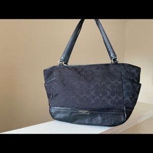 Coach Park Signature Carrie Tote
